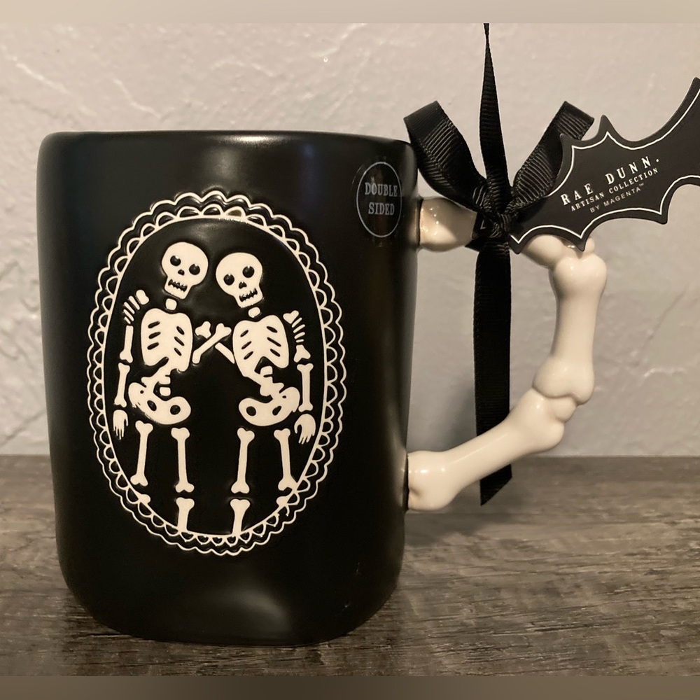 Rae Done Halloween Skeleton 💀Coffee Mug